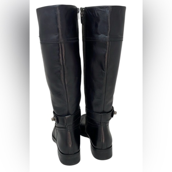 Coach Black Leather Ankle Boots - Picture 7 of 16